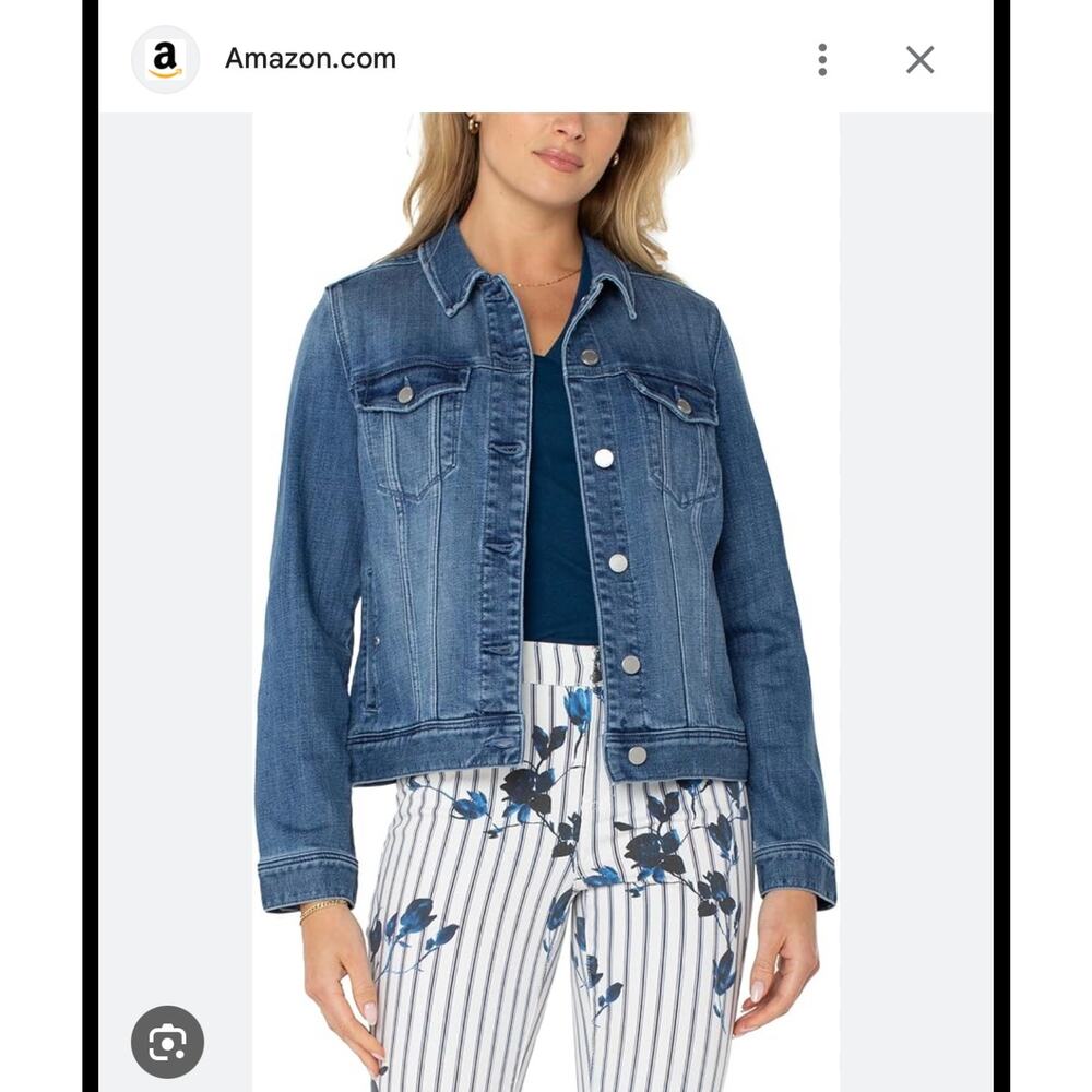 Liverpool Los Angeles Womens Classic Jean Jacket Marshall